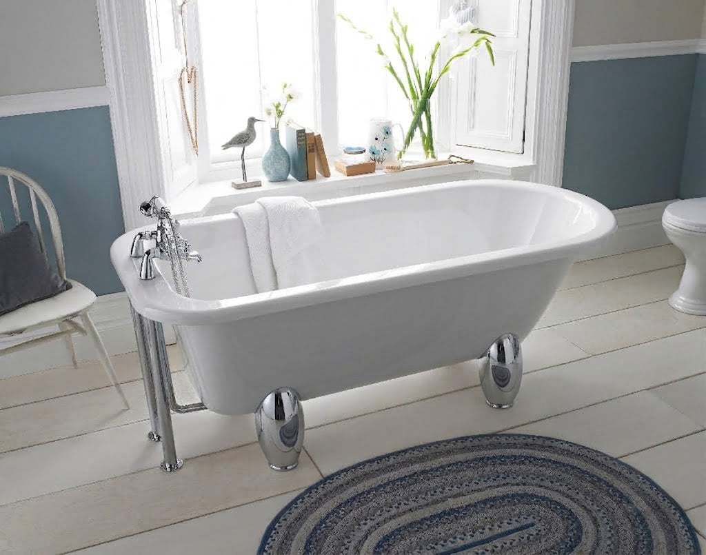 Lumora Single Ended Freestanding Bath - 1700mm x 750mm - White