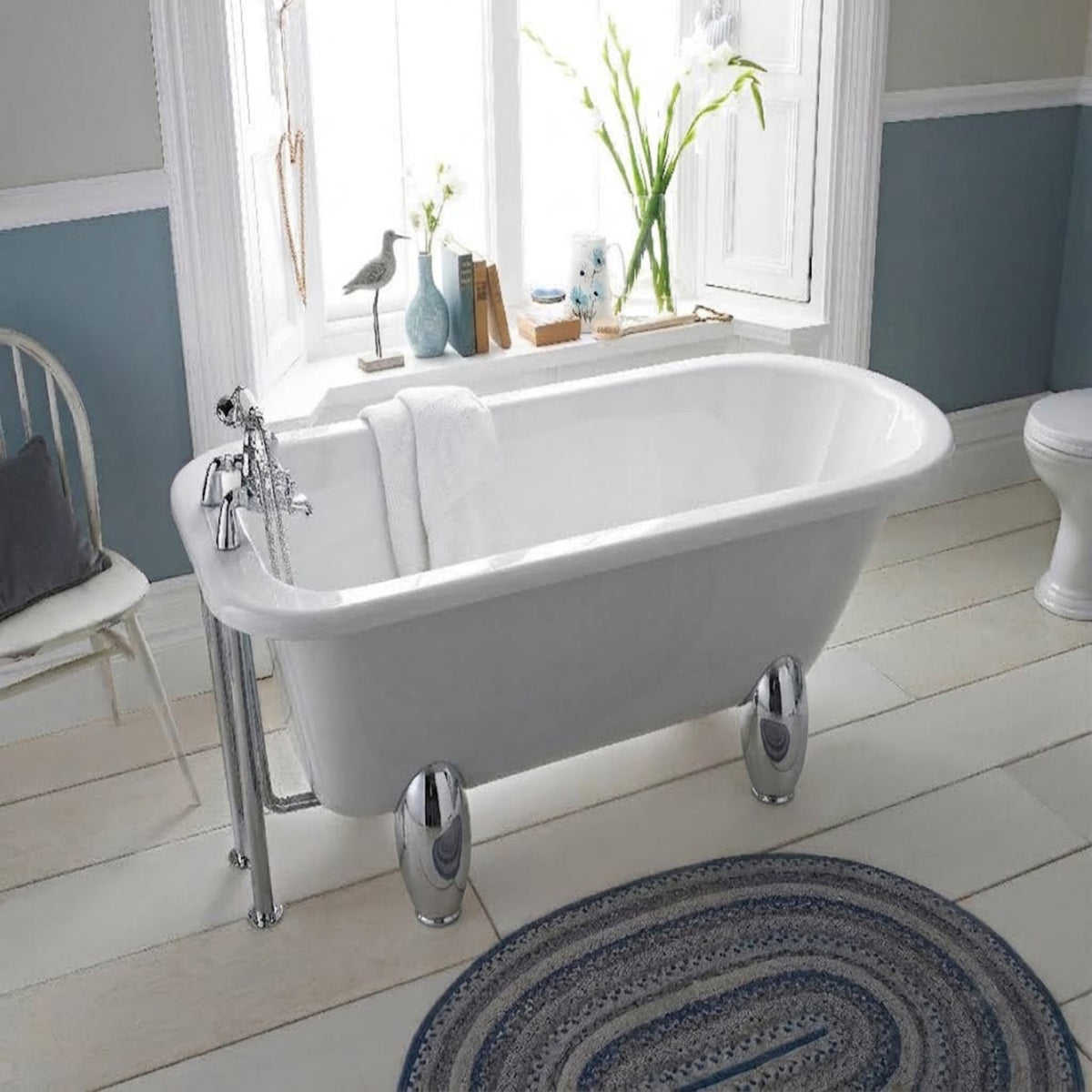 Lumora Single Ended Freestanding Bath - 1700mm x 750mm - White