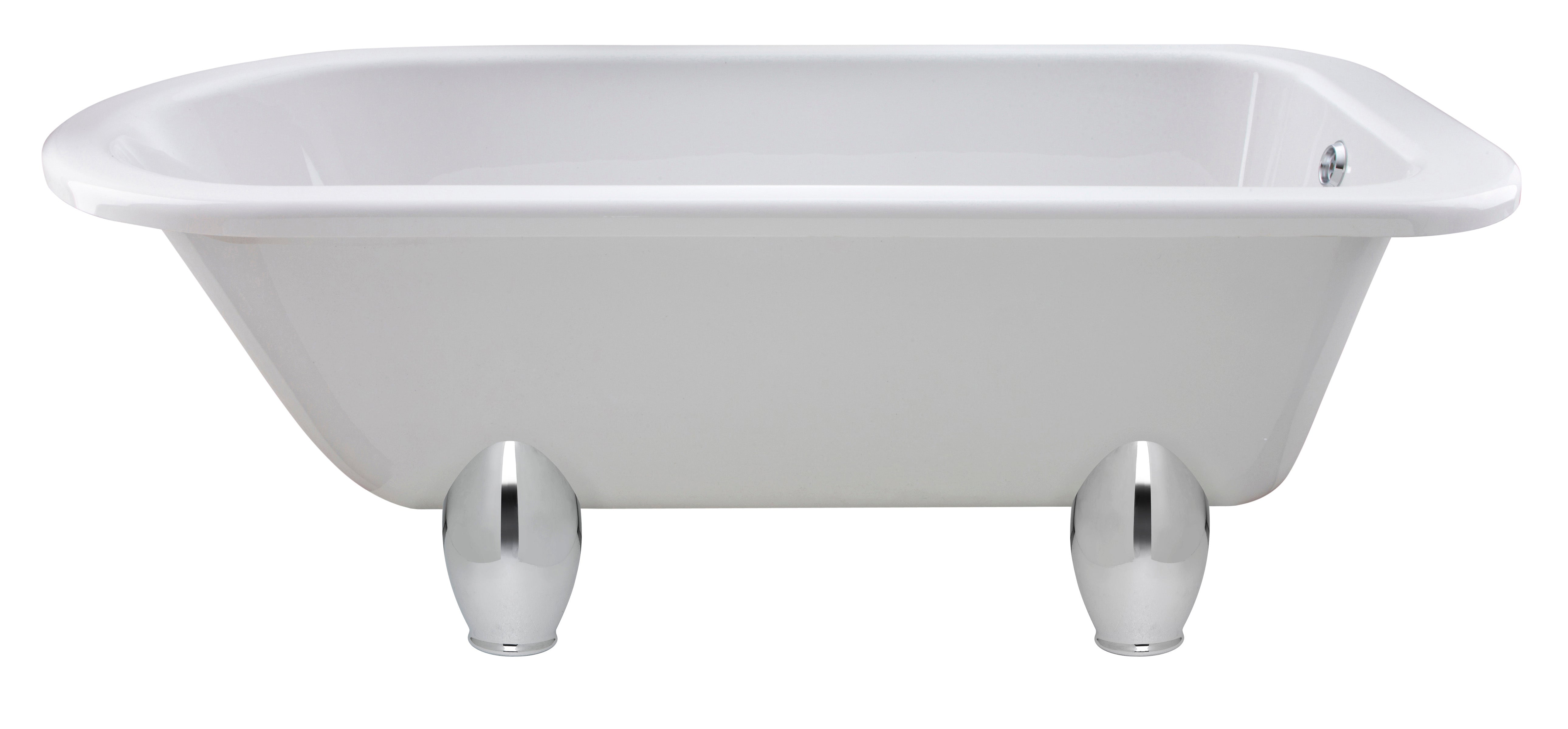 Lumora Single Ended Freestanding Bath - 1700mm x 750mm - White