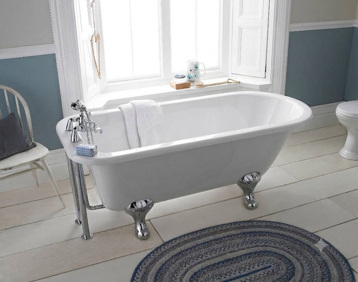 Lumora Single Ended Freestanding Bath - 1700mm x 750mm - White