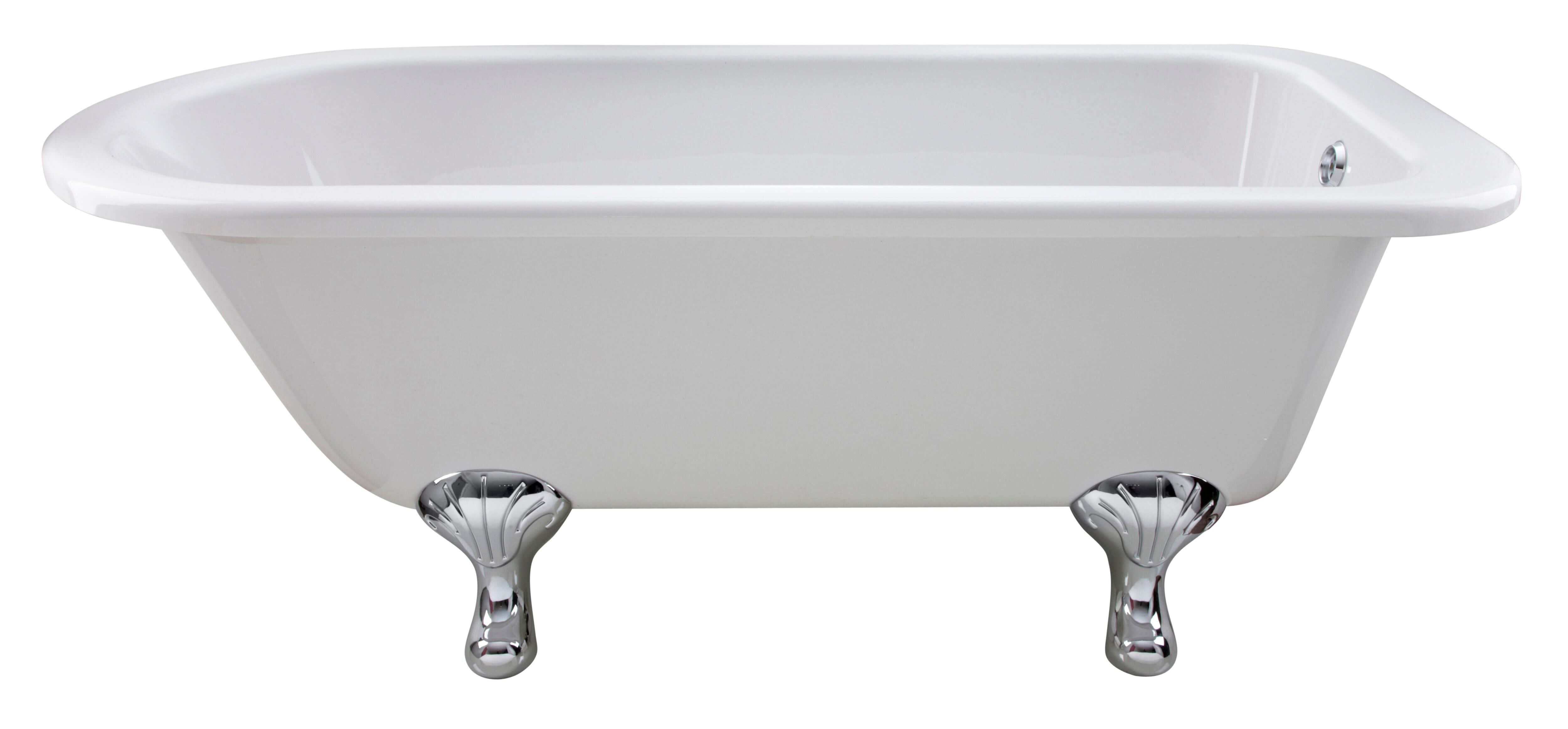 Lumora Single Ended Freestanding Bath - 1700mm x 750mm - White