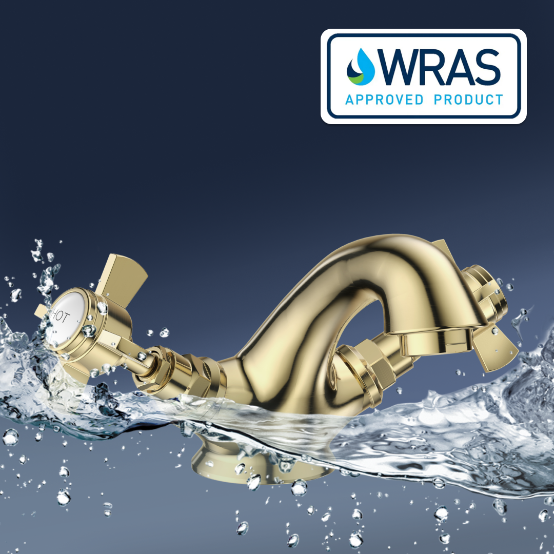 Ripple Basin Mixer Tap with Push Button Waste