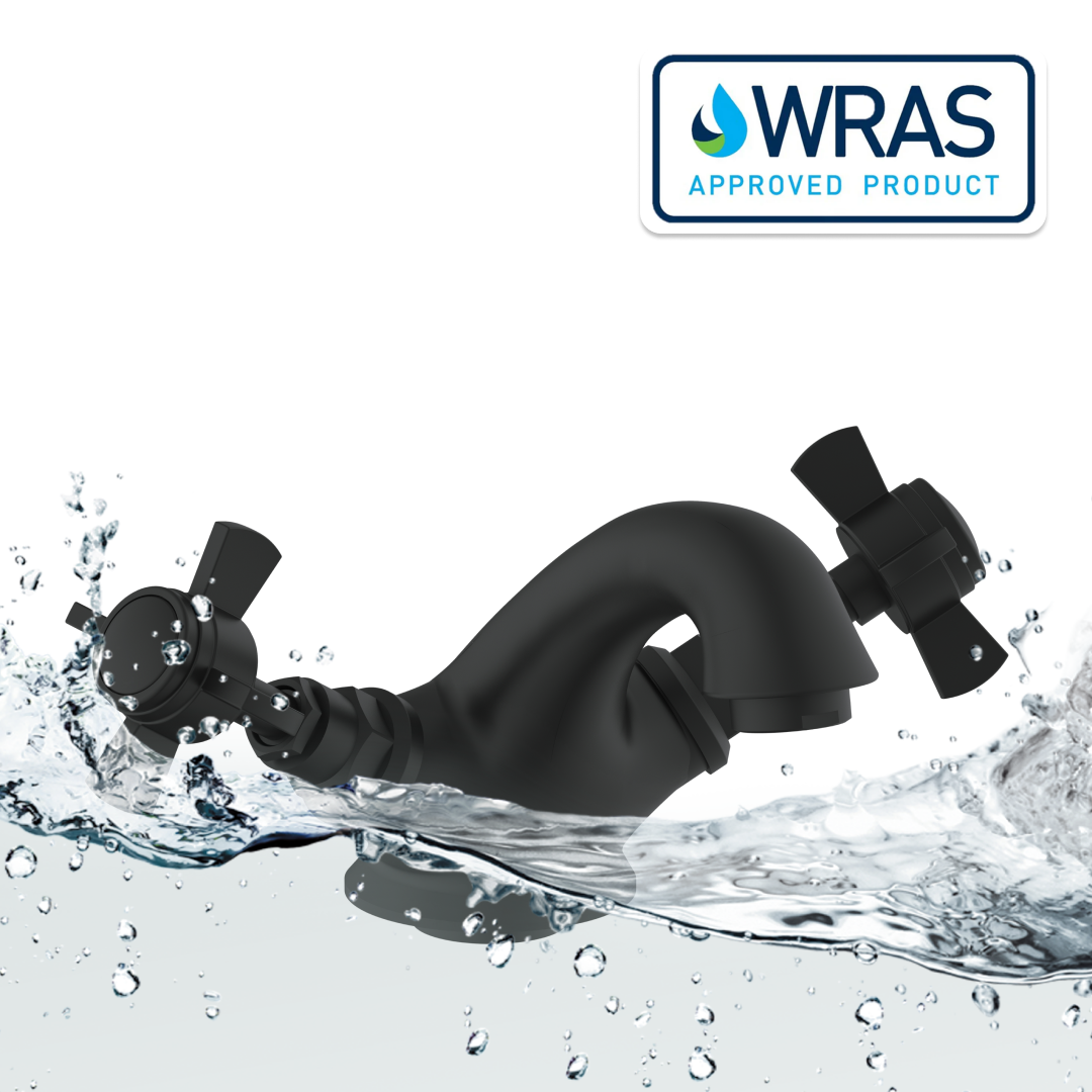Ripple Basin Mixer Tap with Push Button Waste