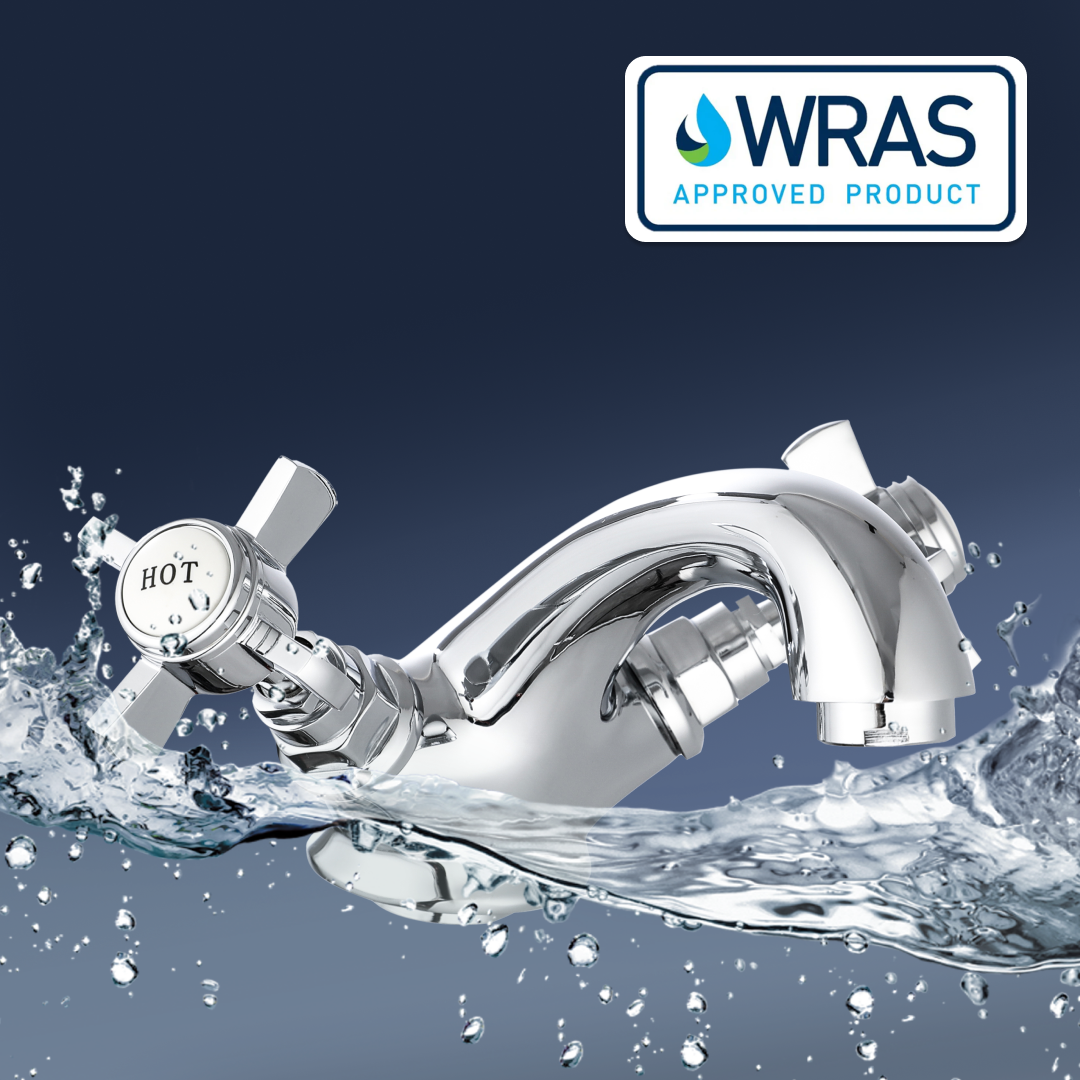 Ripple Basin Mixer Tap with Push Button Waste
