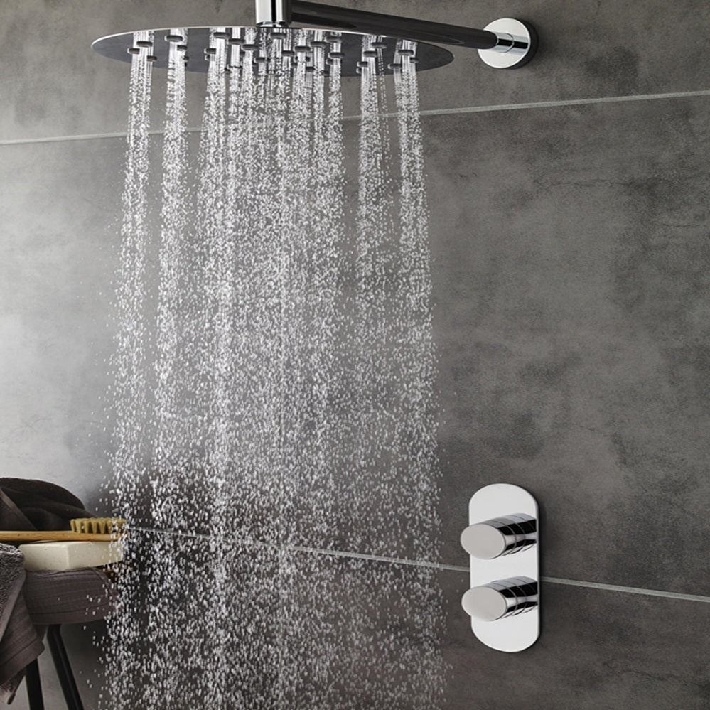 Celcius 1 Outlet Thermostatic Concealed Shower Valve - Chrome