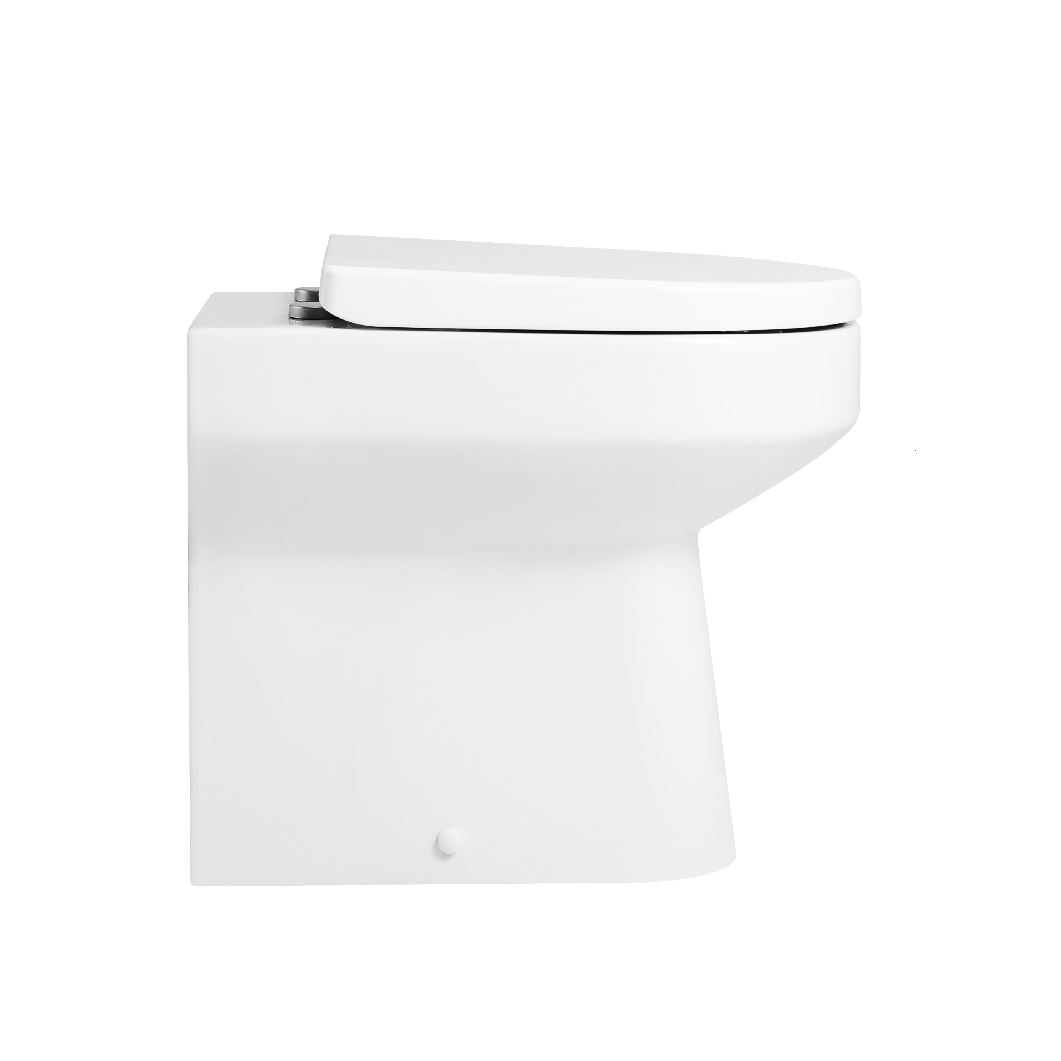 Rimini Rimless Back to wall Toilet With Soft Close Seat Options & fixing Kit - White