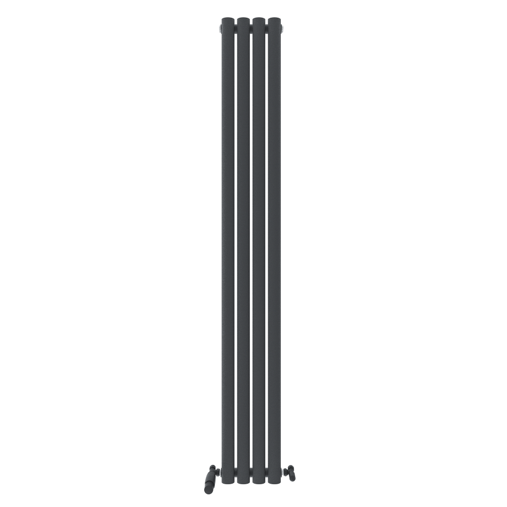 Princia Vertical Single Oval Panel Radiator