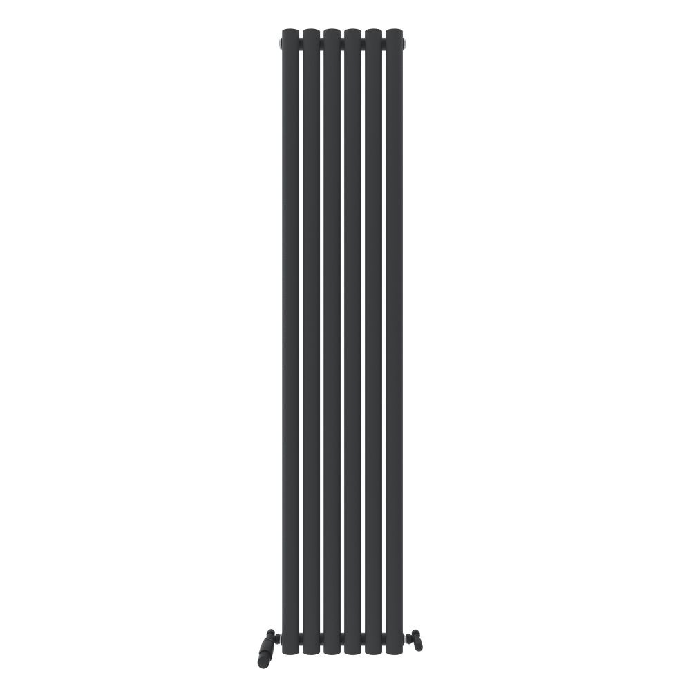 Princia Vertical Single Oval Panel Radiator