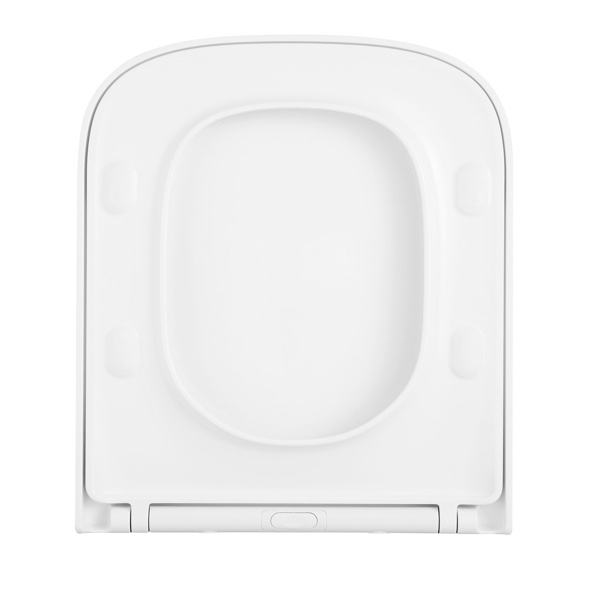 Salerno Square UF Soft Close Toilet Seat - White
