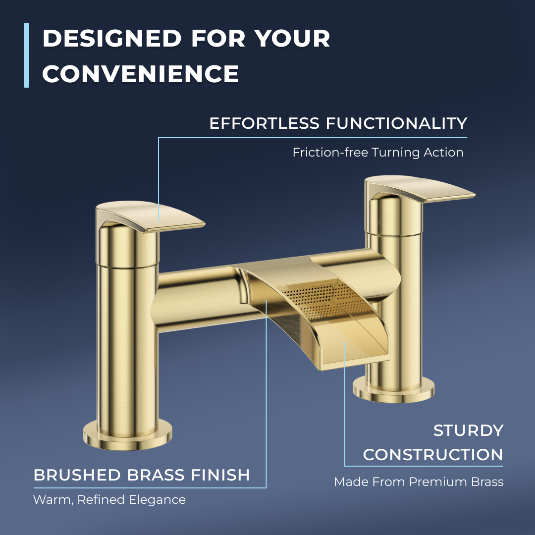 Stream Round Waterfall Bath Filler Tap
