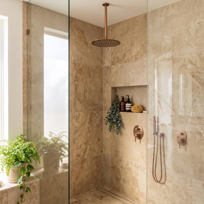 Clifton Round Fixed Shower Head - 200mm