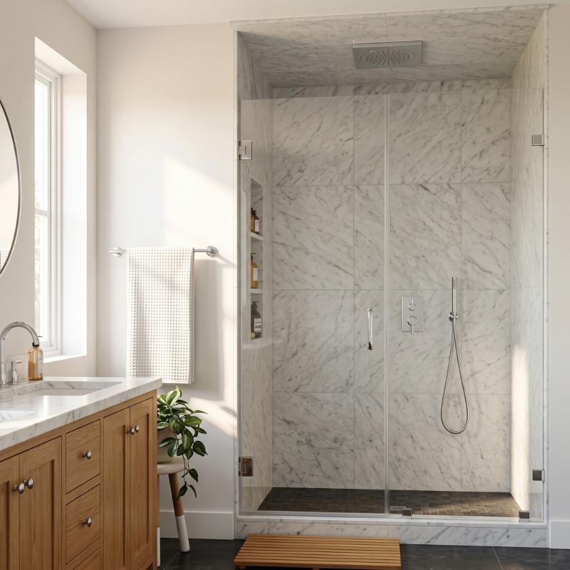 Clifton Square Fixed Shower Head - Chrome