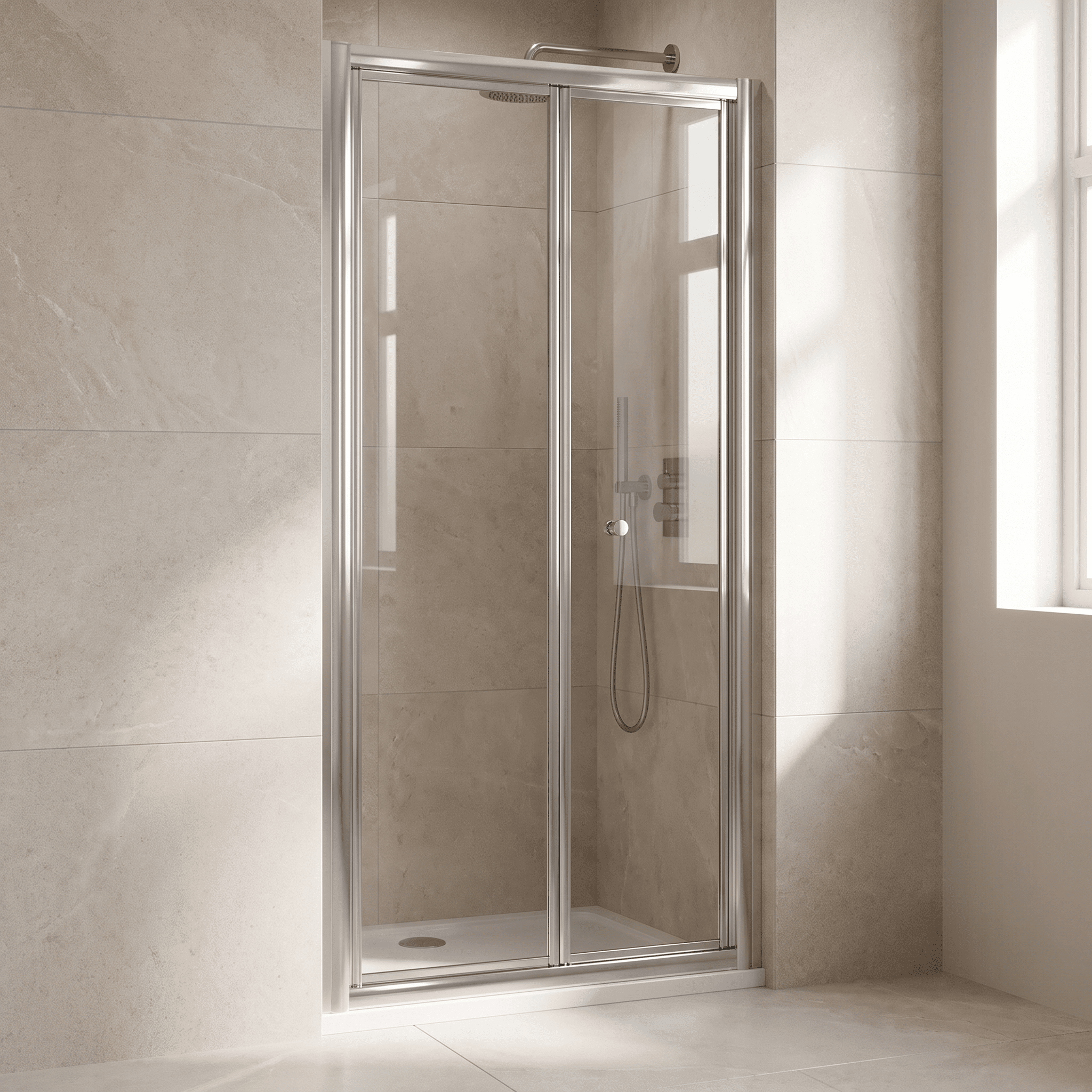 Matrix 4mm Glass Bi-fold Shower Door