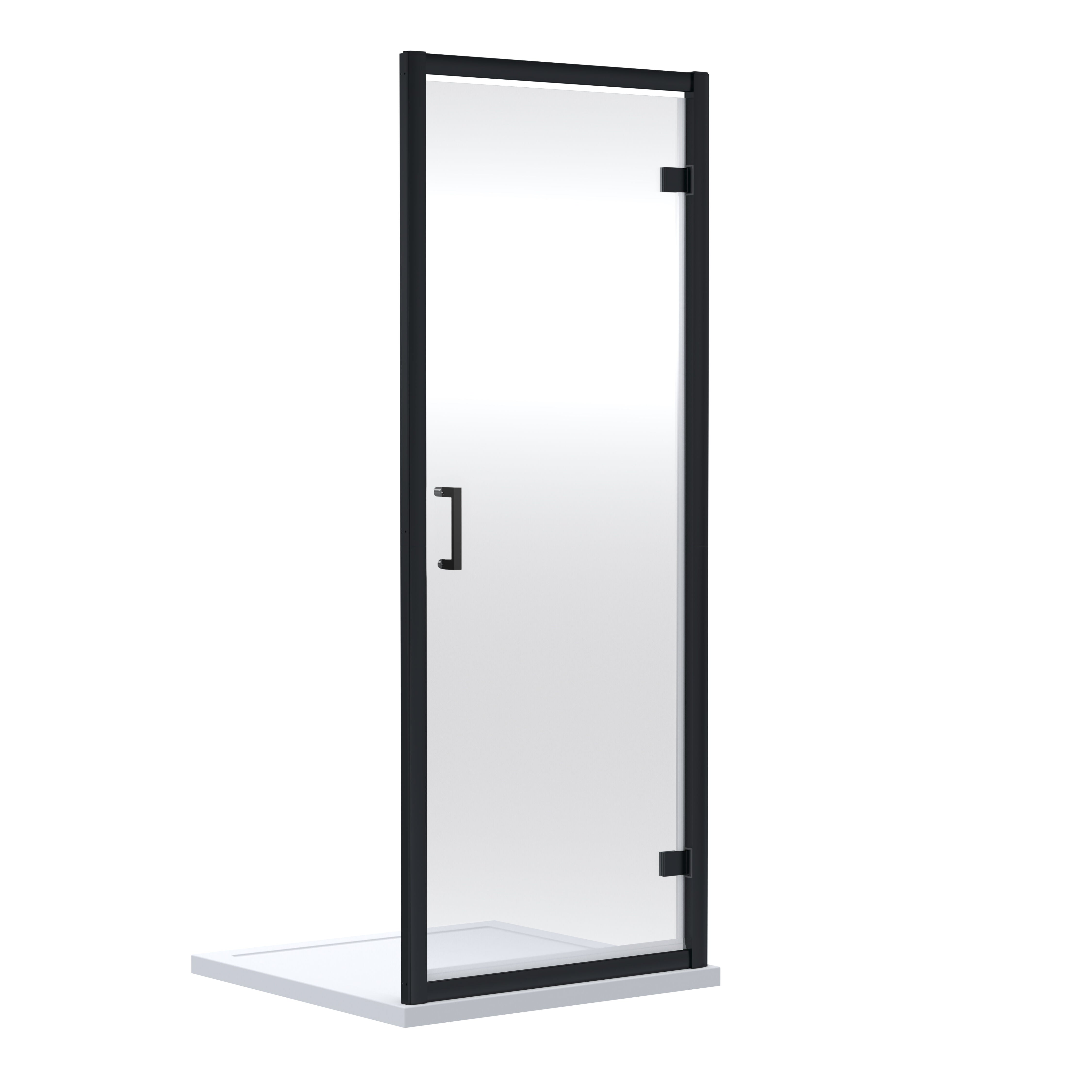 Matrix 6mm Glass Recessed Hinged Shower Door