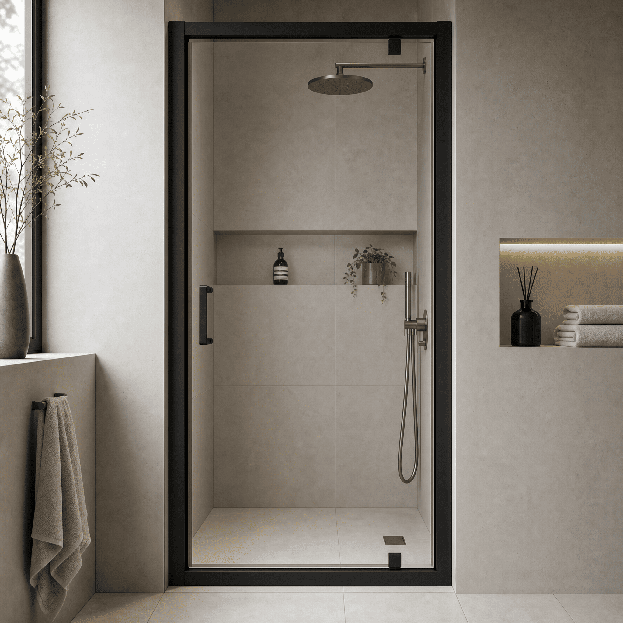 Matrix 6mm Glass Pivot Shower Door