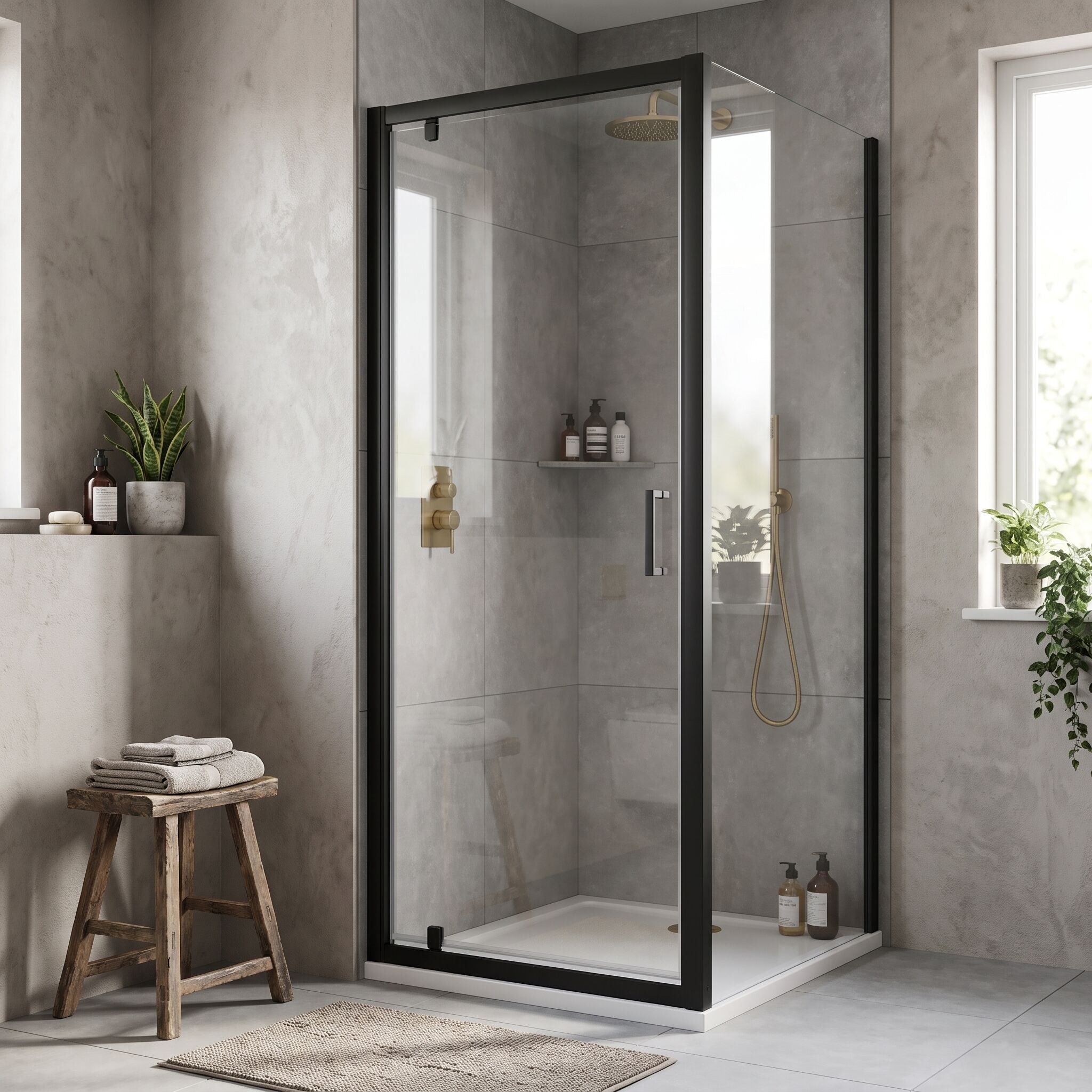 Matrix 6mm Glass Pivot Shower Door