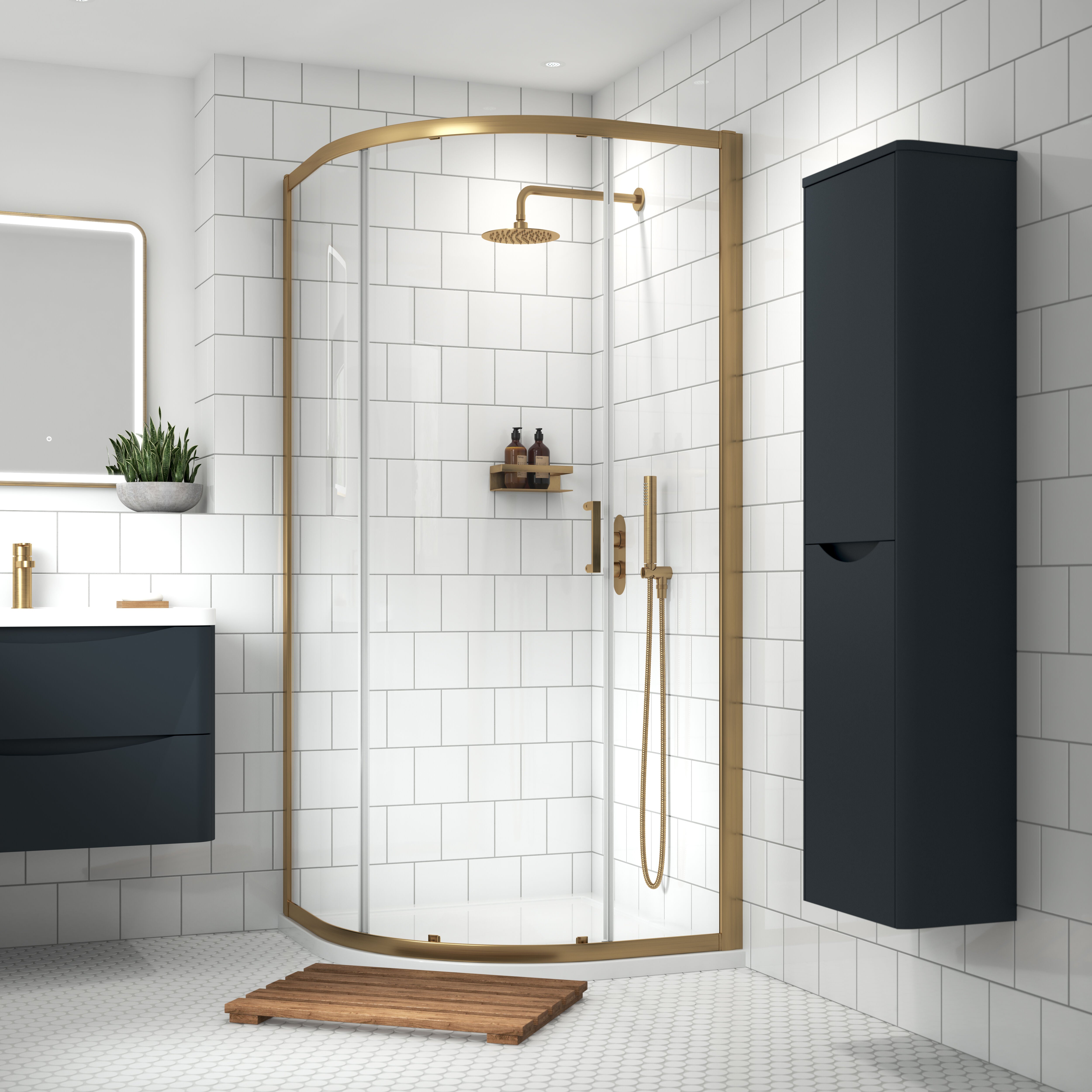 Matrix 6mm Glass Quadrant Shower Enclosure