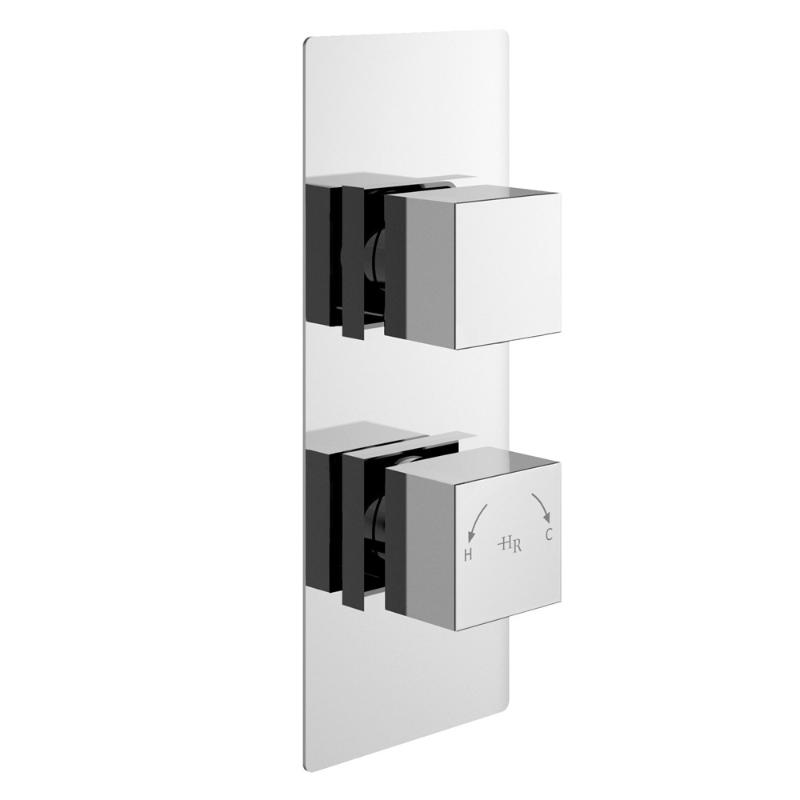 Modus 2 Outlet Concealed Shower Valve With Diverter - Chrome