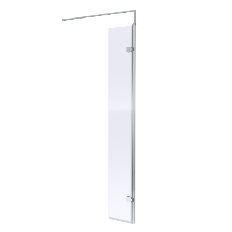 Safira 8mm Glass Wetroom Return Panel With Support Bar