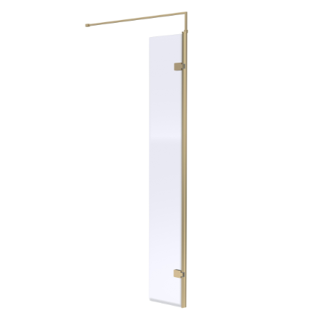 Safira 8mm Glass Wetroom Return Panel With Support Bar