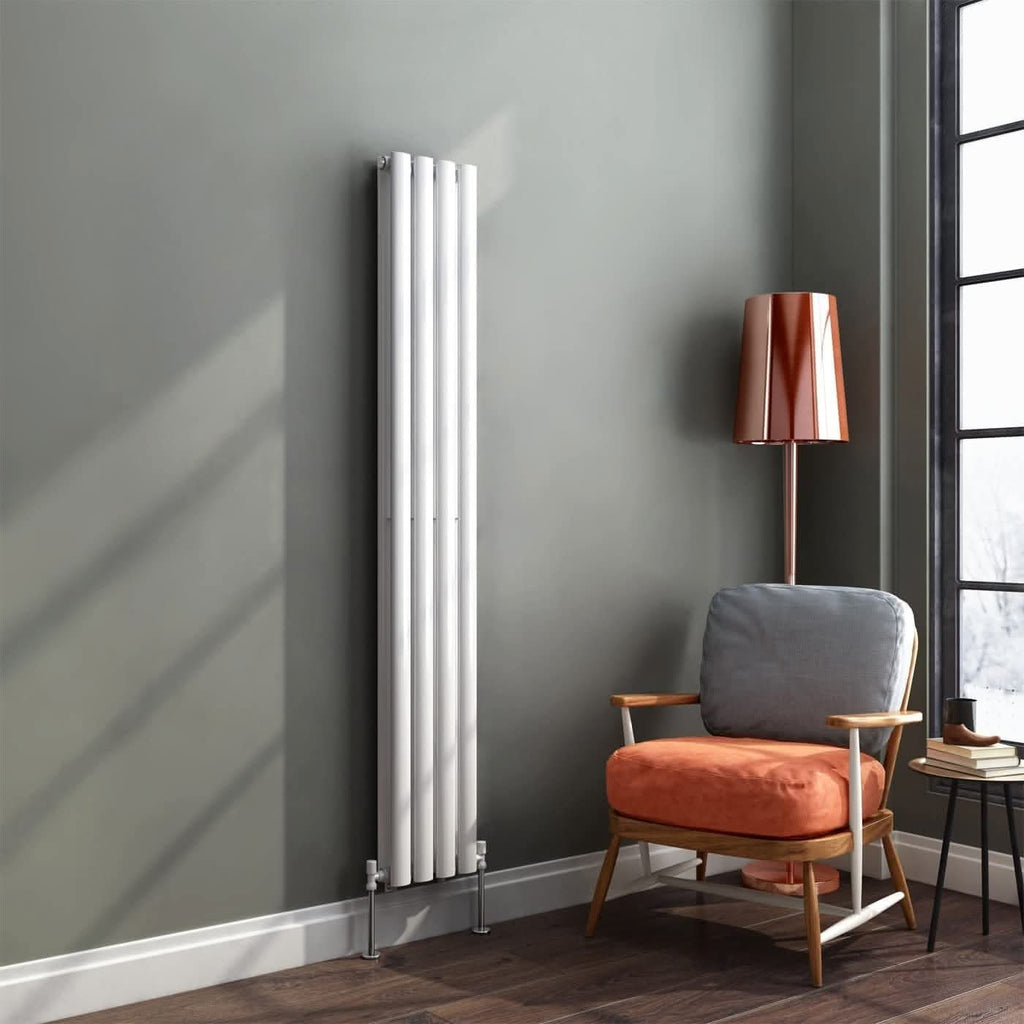 iBathUK Strata Vertical Double Panel Radiator, Designer Radiator