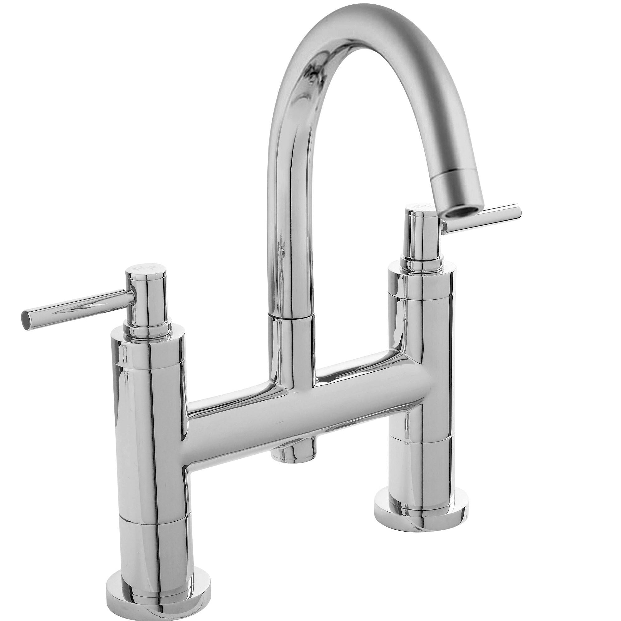 Meander Tec Lever Deck Mounted Bath Filler Tap