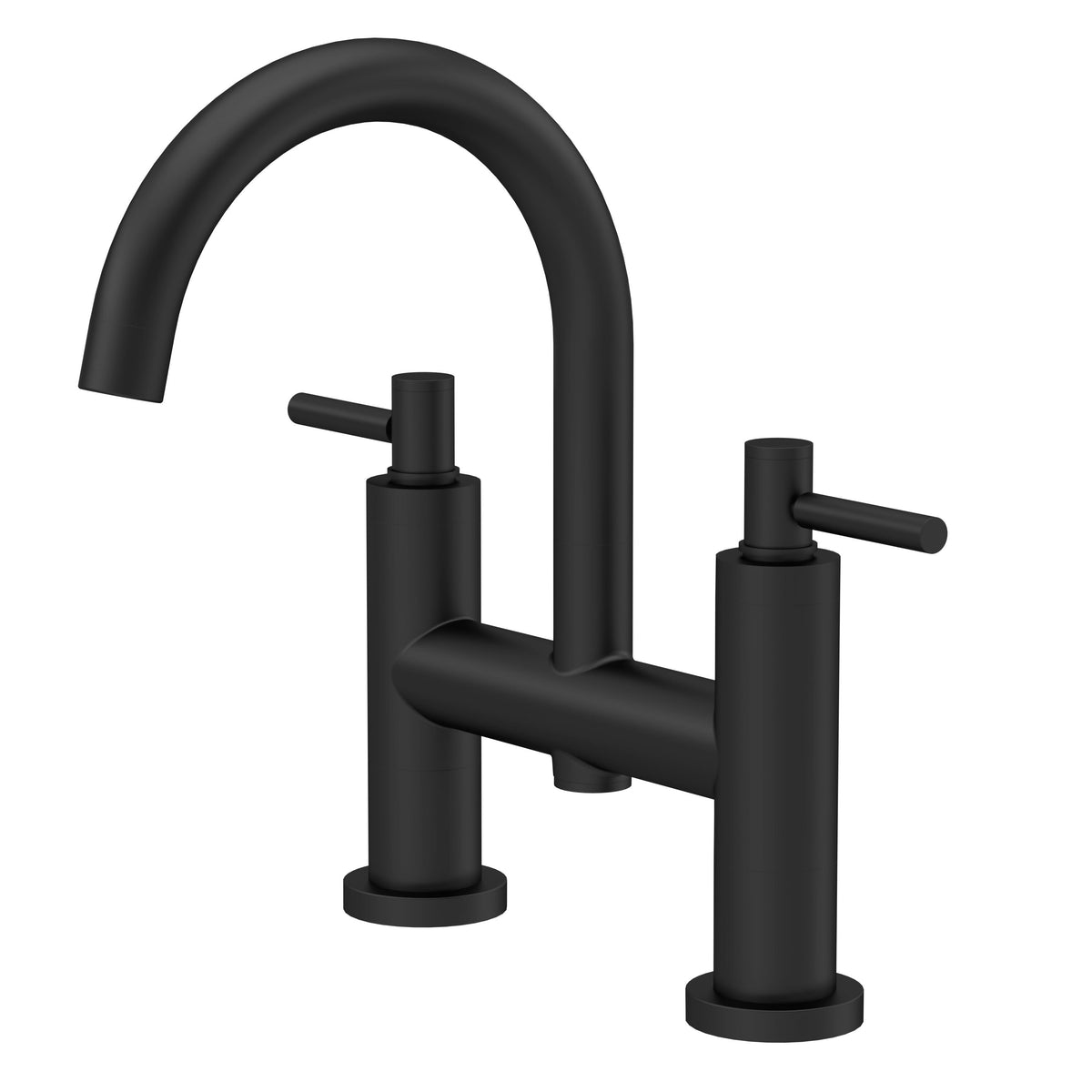Meander Tec Lever Deck Mounted Bath Filler Tap