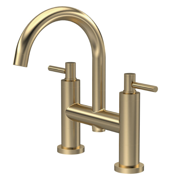 Meander Lever Deck Mounted Bath Filler Tap