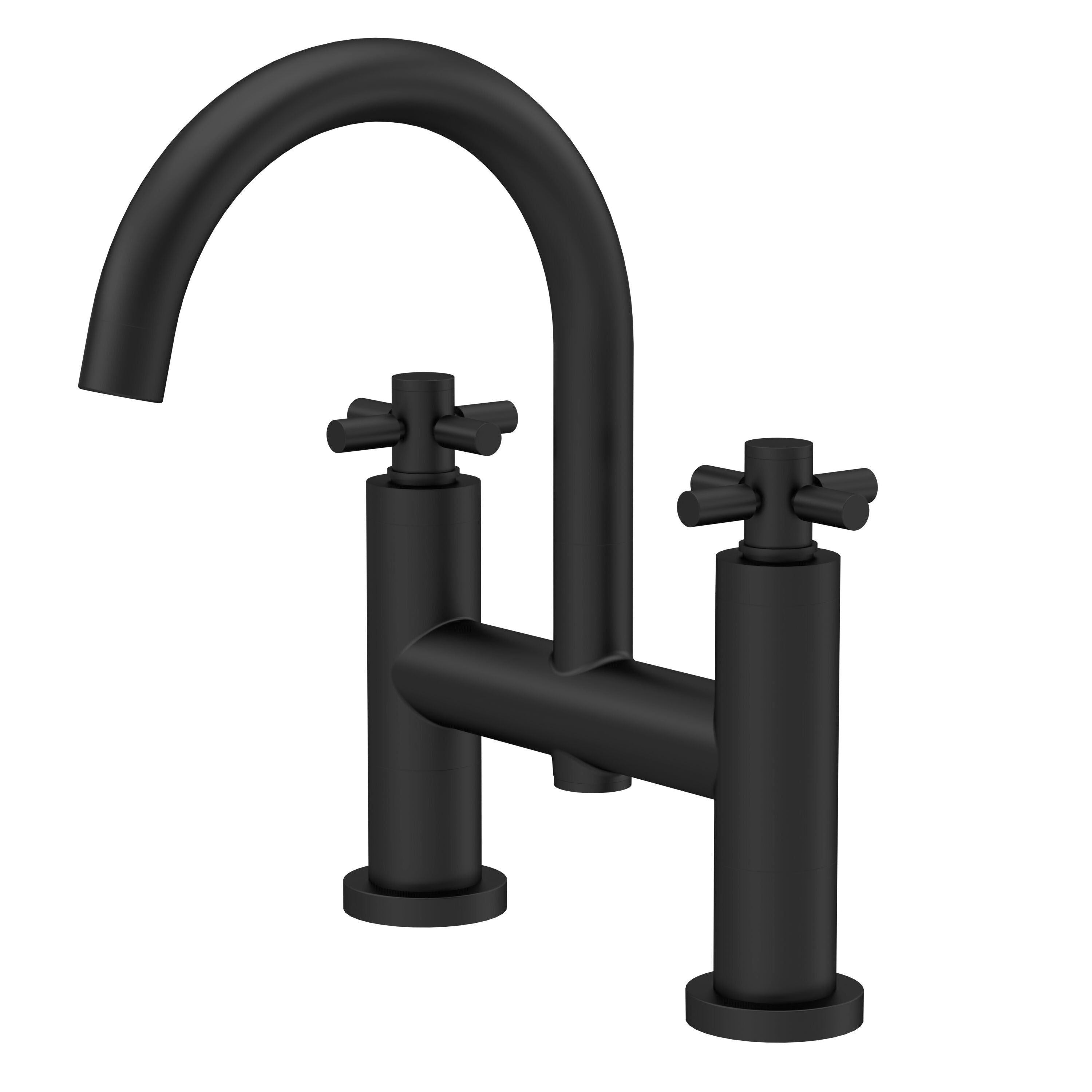 Meander Tec Crosshead Deck Mounted Bath Filler Tap