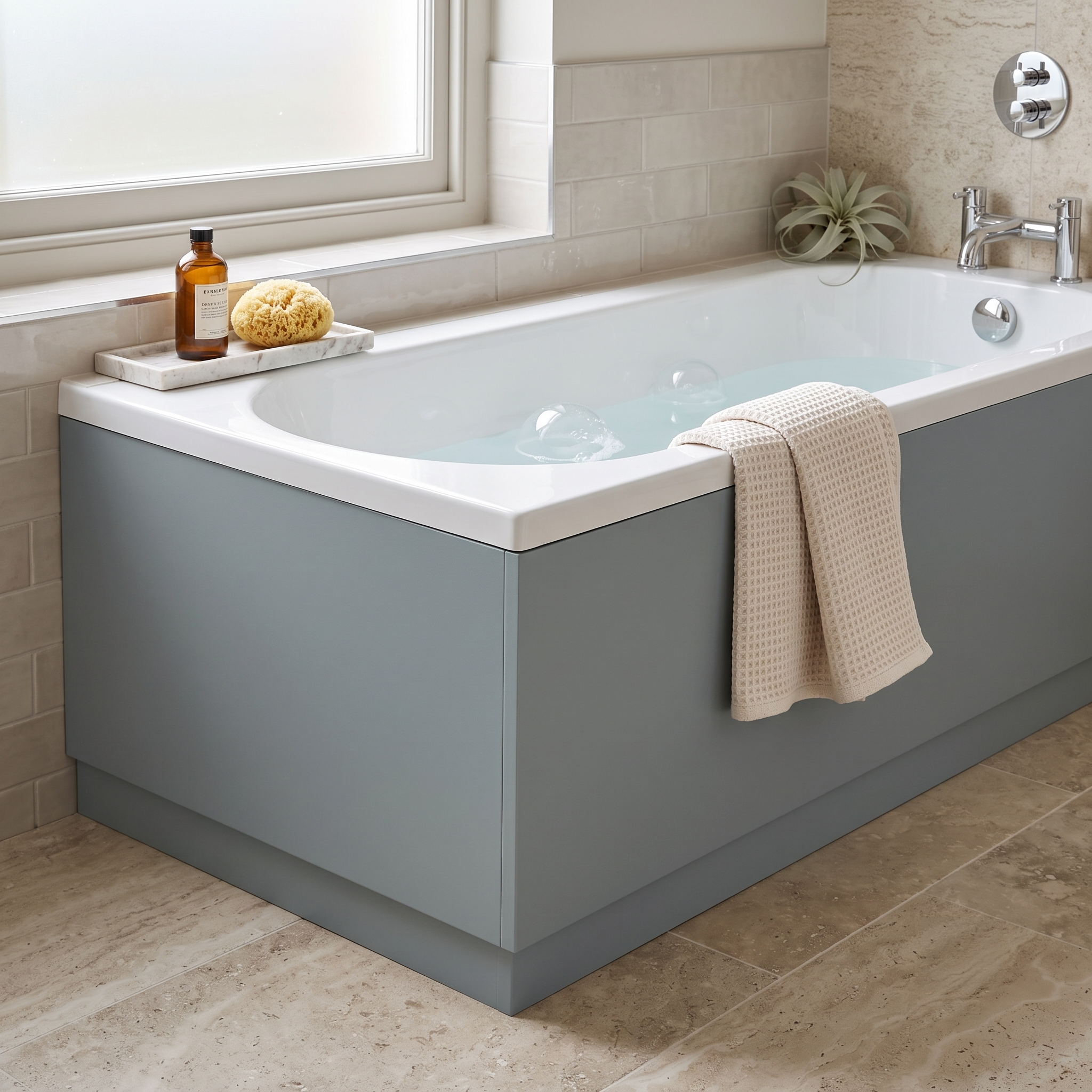 Solvex End Bath Panel with Plinth