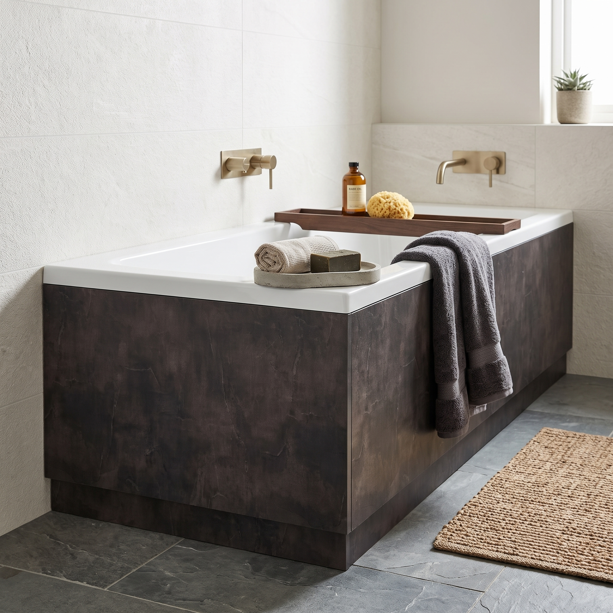 Solvex End Bath Panel with Plinth