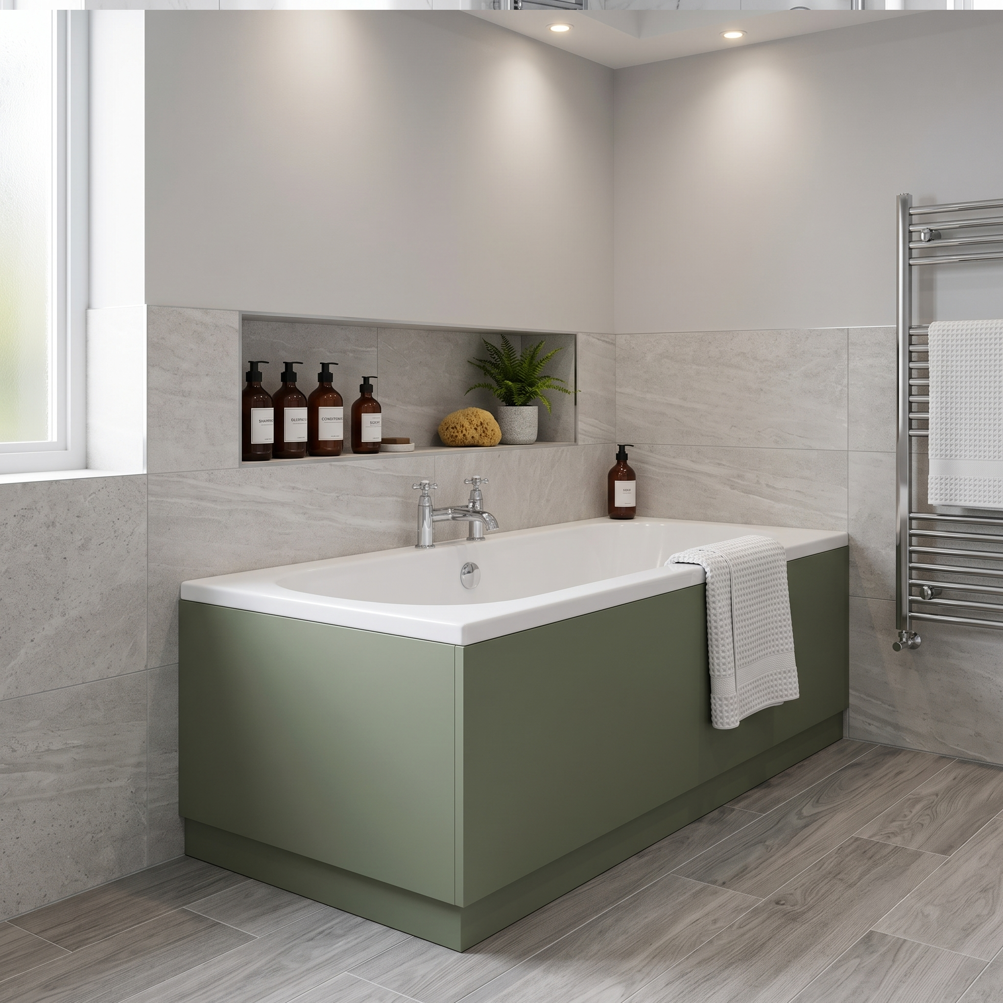 Solvex End Bath Panel with Plinth