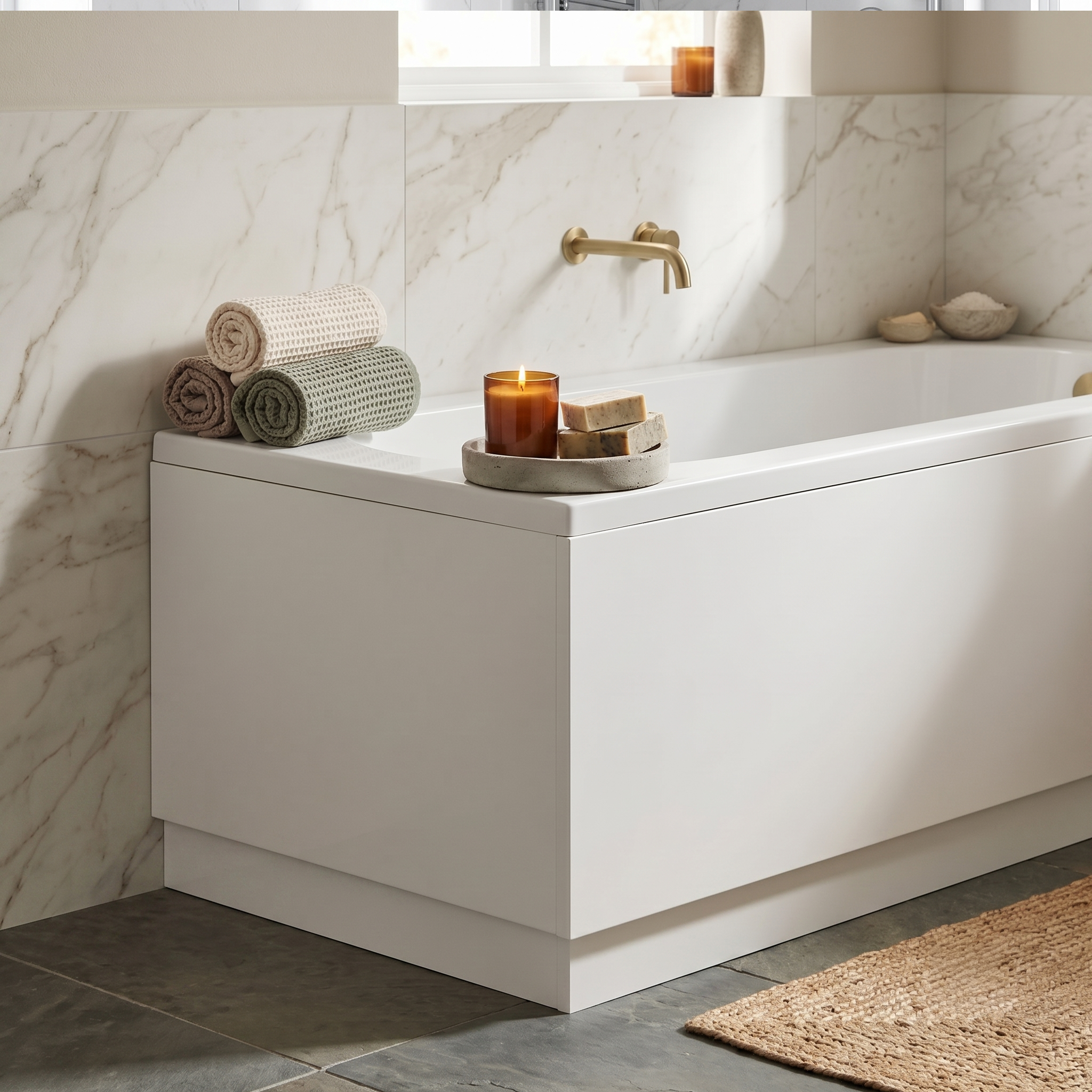 Solvex End Bath Panel with Plinth