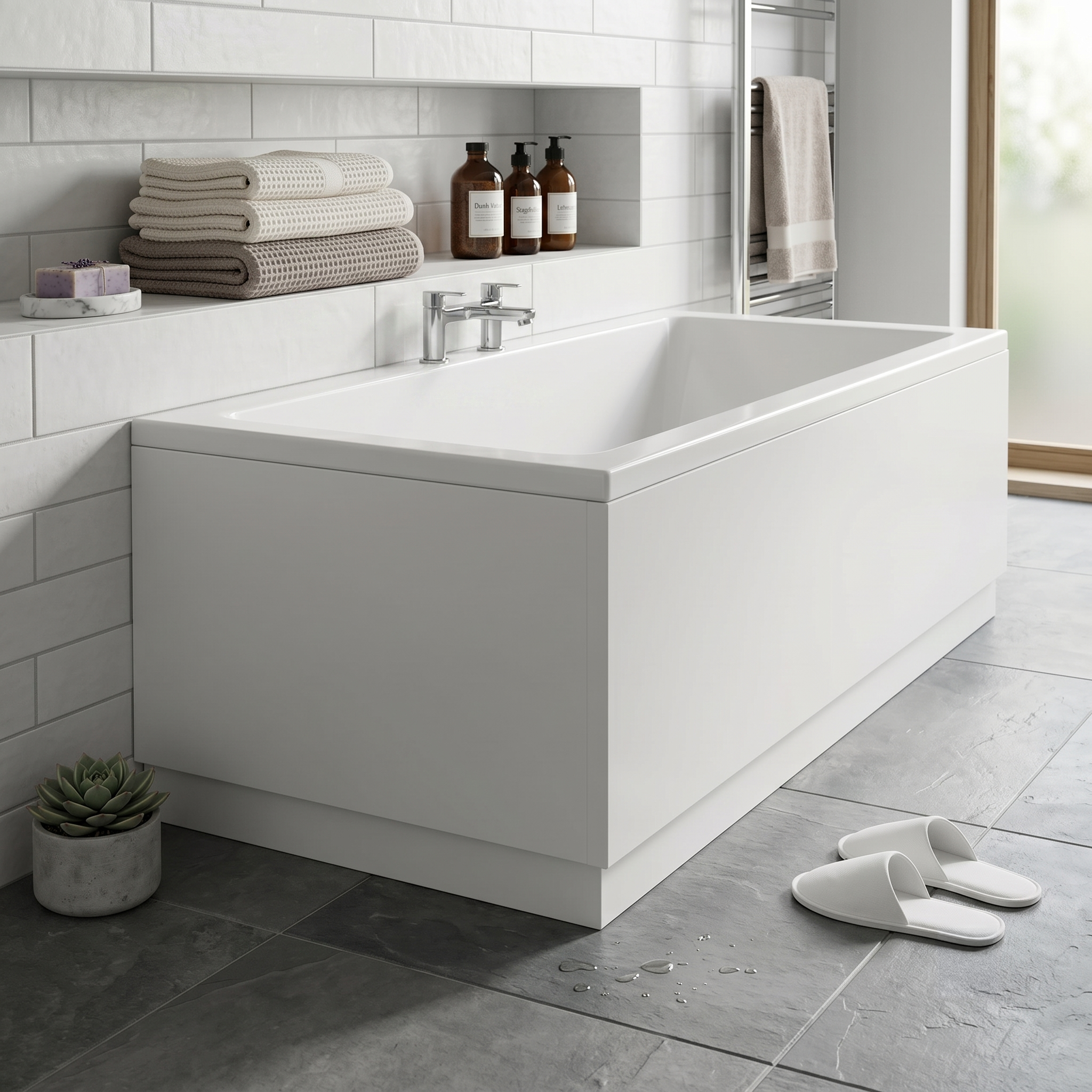 Solvex End Bath Panel with Plinth