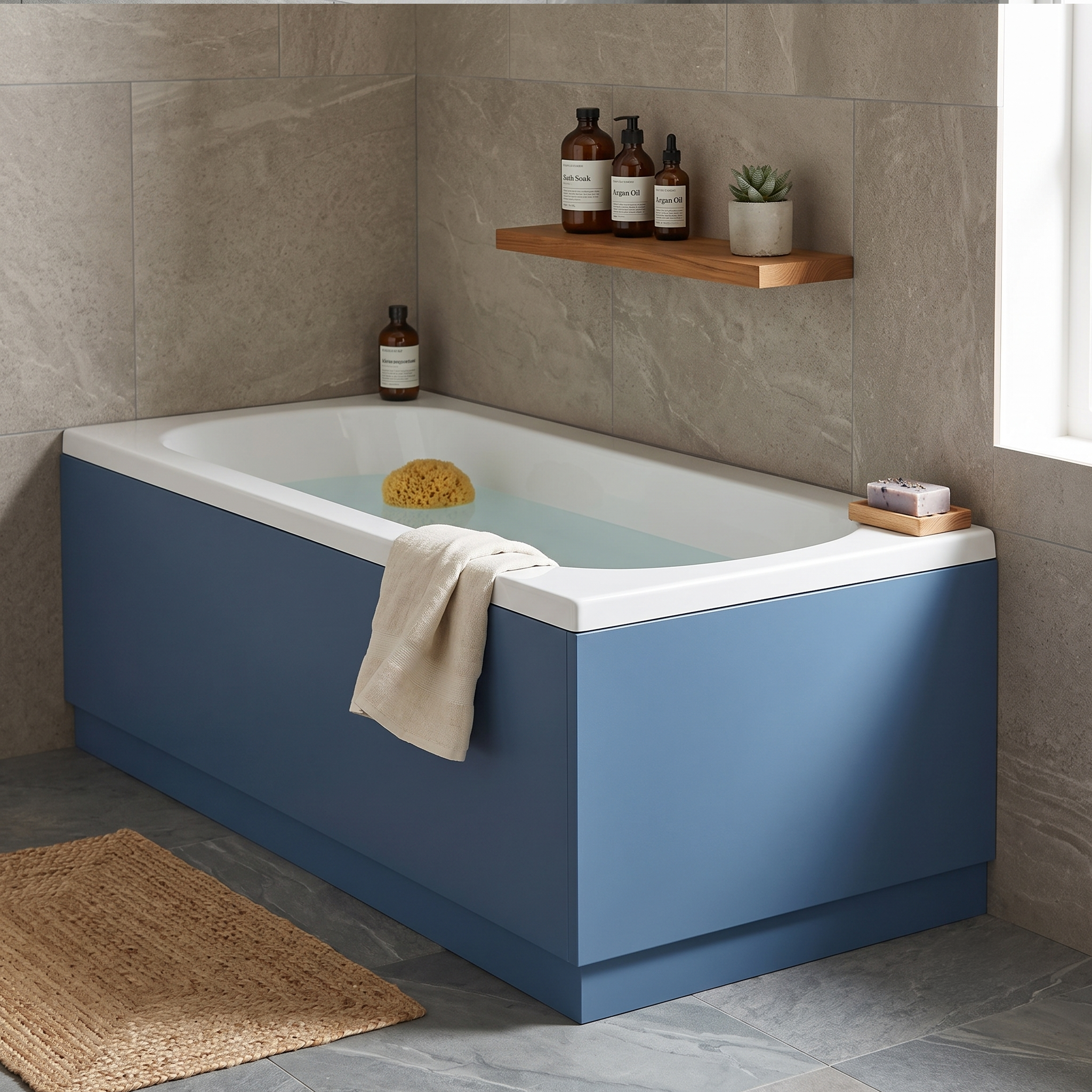 Solvex End Bath Panel with Plinth