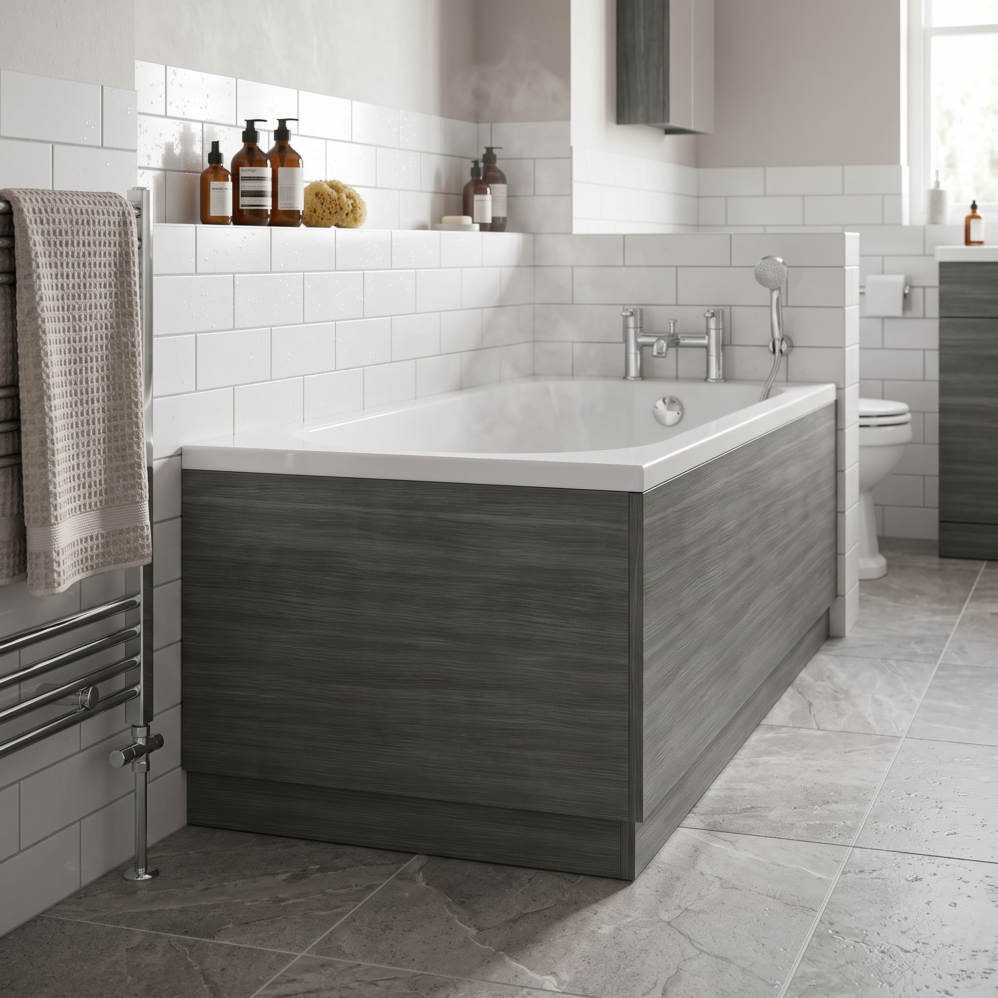 Solvex End Bath Panel with Plinth