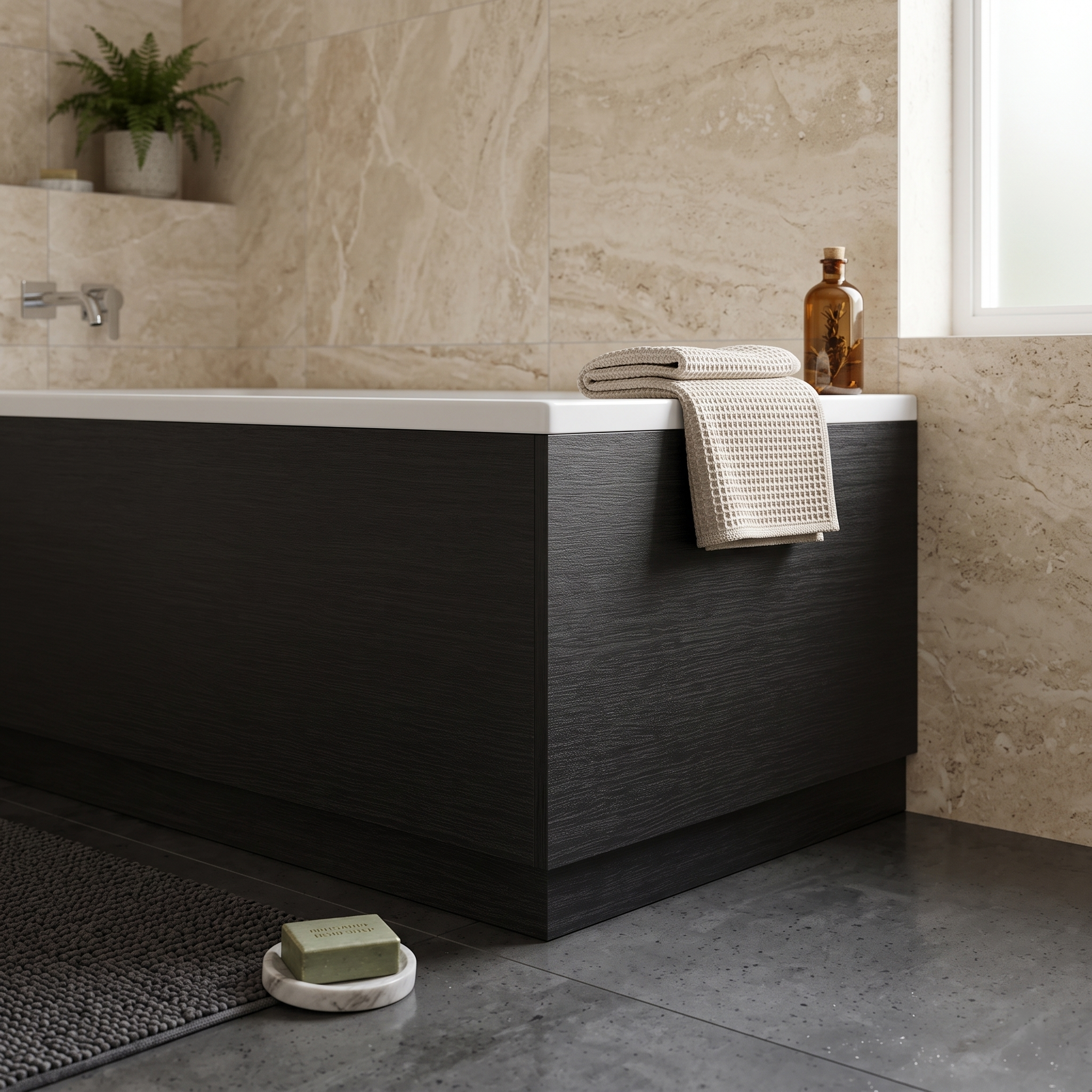 Solvex End Bath Panel with Plinth