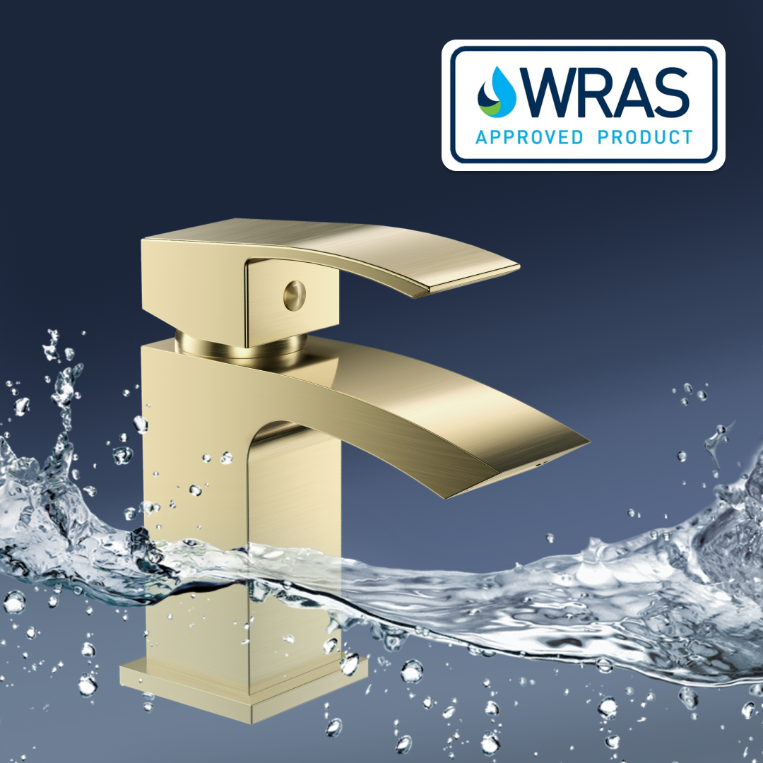 Tidal Basin Mixer Tap with Push Button Waste