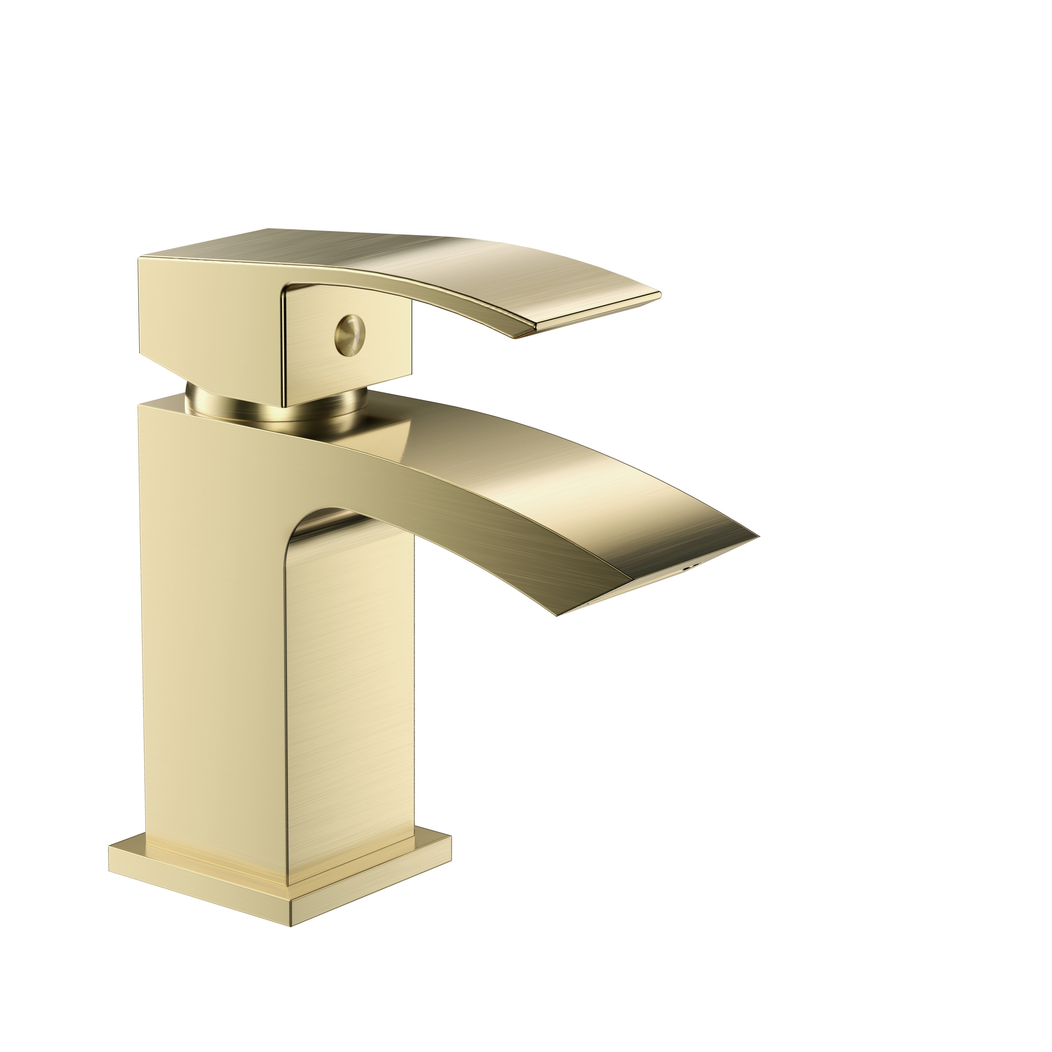 Tidal Basin Mixer Tap with Push Button Waste