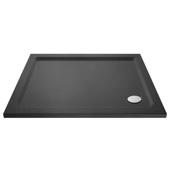 Bibe Slimline Rectangular Shower Tray - Slate Grey
