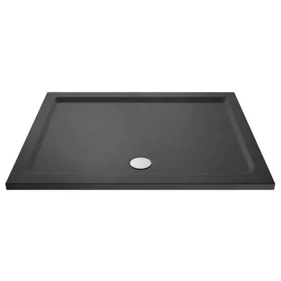Bibe Slimline Rectangular Shower Tray - Slate Grey