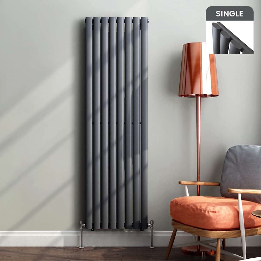 iBathUK Strata Vertical Single Panel Radiator, Designer Radiator