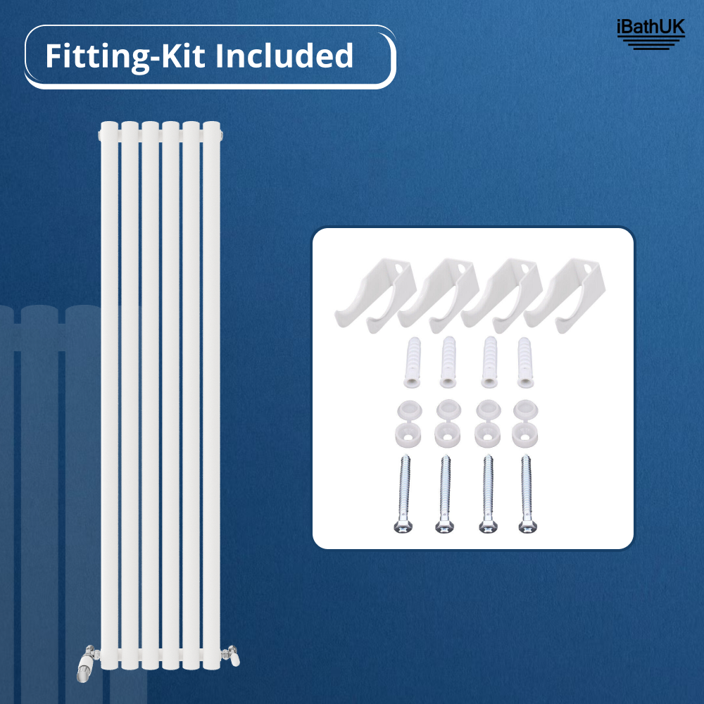 Princia Vertical Oval Single Panel Radiator