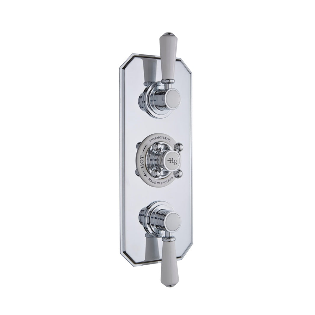 Claremont Traditional Thermostatic 2 Outlet Concealed Shower Valve