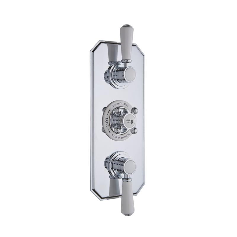 Claremont Traditional Thermostatic 2 Outlet Concealed Shower Valve