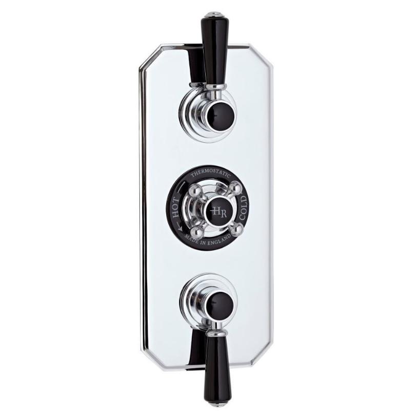 Claremont Traditional Thermostatic 2 Outlet Concealed Shower Valve