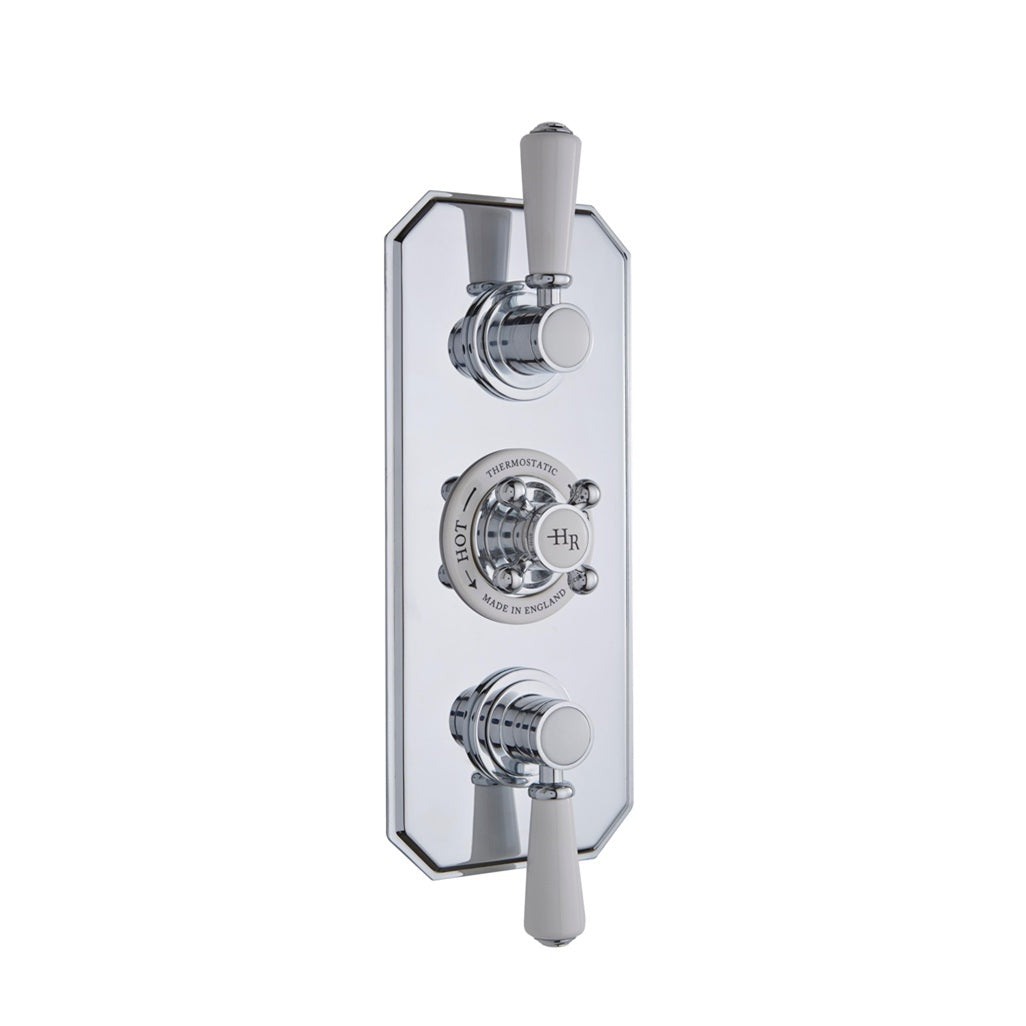 Claremont 3 outlet Traditional Thermostatic Concealed Shower Valve with Diverter