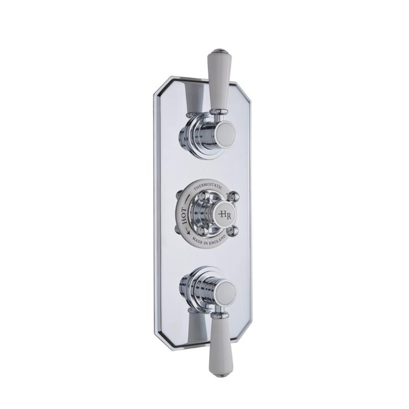 Claremont 3 outlet Traditional Thermostatic Concealed Shower Valve with Diverter