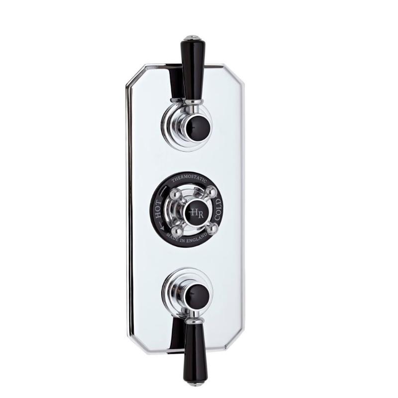 Claremont 3 outlet Traditional Thermostatic Concealed Shower Valve with Diverter
