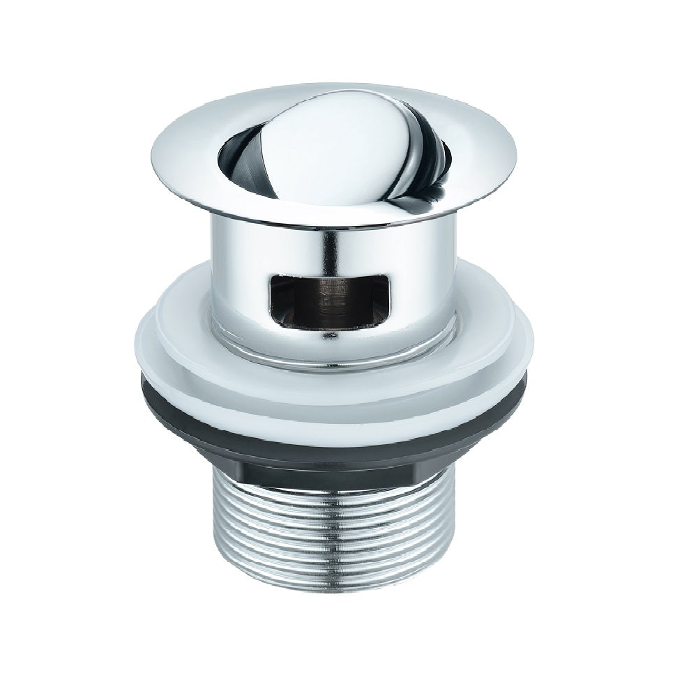 Nio Spin Plug Slotted Basin Waste - Chrome